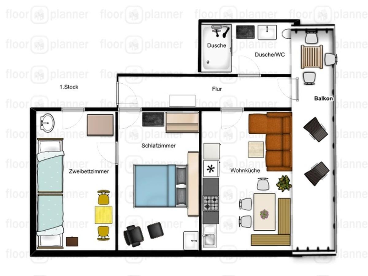 Apartmenthaus Troetschler Weilheim エクステリア 写真